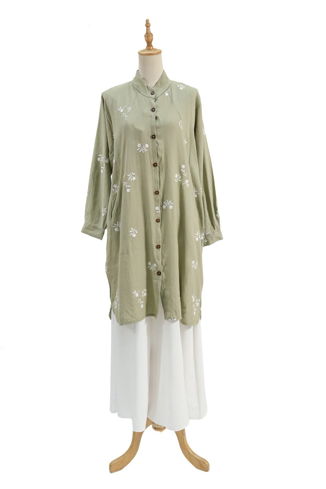 Blouse FFC 850 (B) in Sage Green