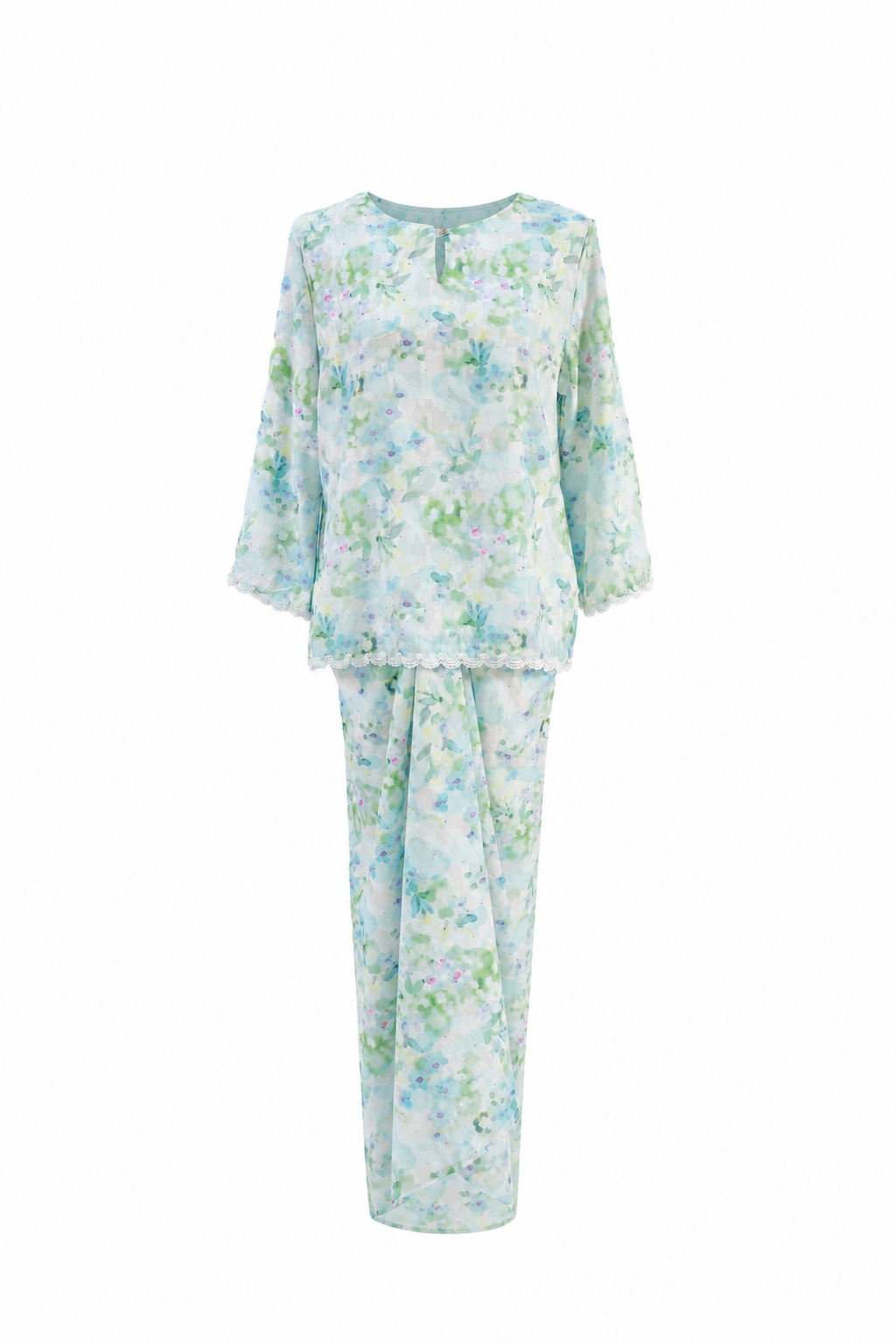 K 641 Mint Floral without a mannequin